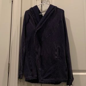 Free People Blue Cardigan Sweater